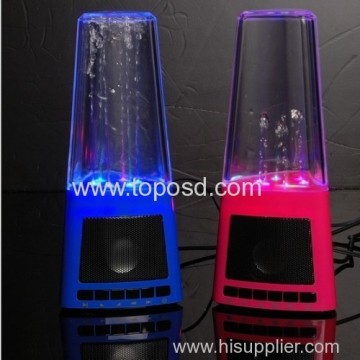 Led 빛 물 스피커 음악 분수 스피커 컴퓨터 태블릿 Pc 노트북 휴대 전화 2 Pc 쌍 당 춤