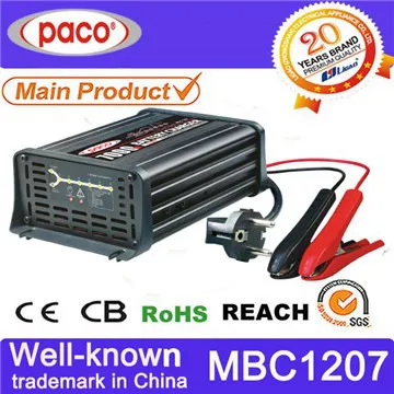 Ultimate Speed Rechargeable Lead Acid Battery Charger with 12V DC
