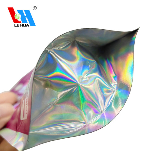 Custom Heat Seal Holographic ziplock Bags