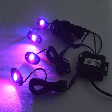 RGB Mini Mobile Phone APP Control 9W RGB Led ROCK Light with Bluetooth Control