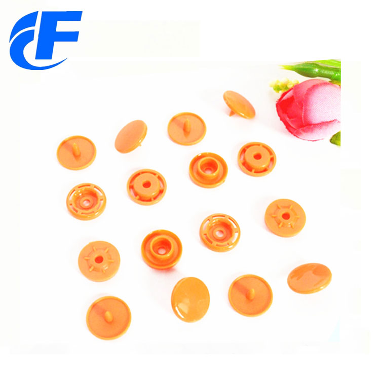 Colorful Plastic Prong Snap Button For Non-woven Bags