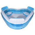 Heart-shaped backrest swimming pool inflatable family pool