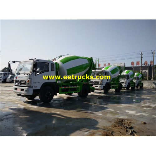 5000 liters Dongfeng Mixer Concrete Vehicles