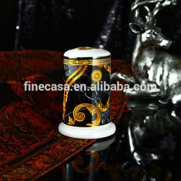 Luxury Fine Bone China Unique Toothpick Holder of Knight