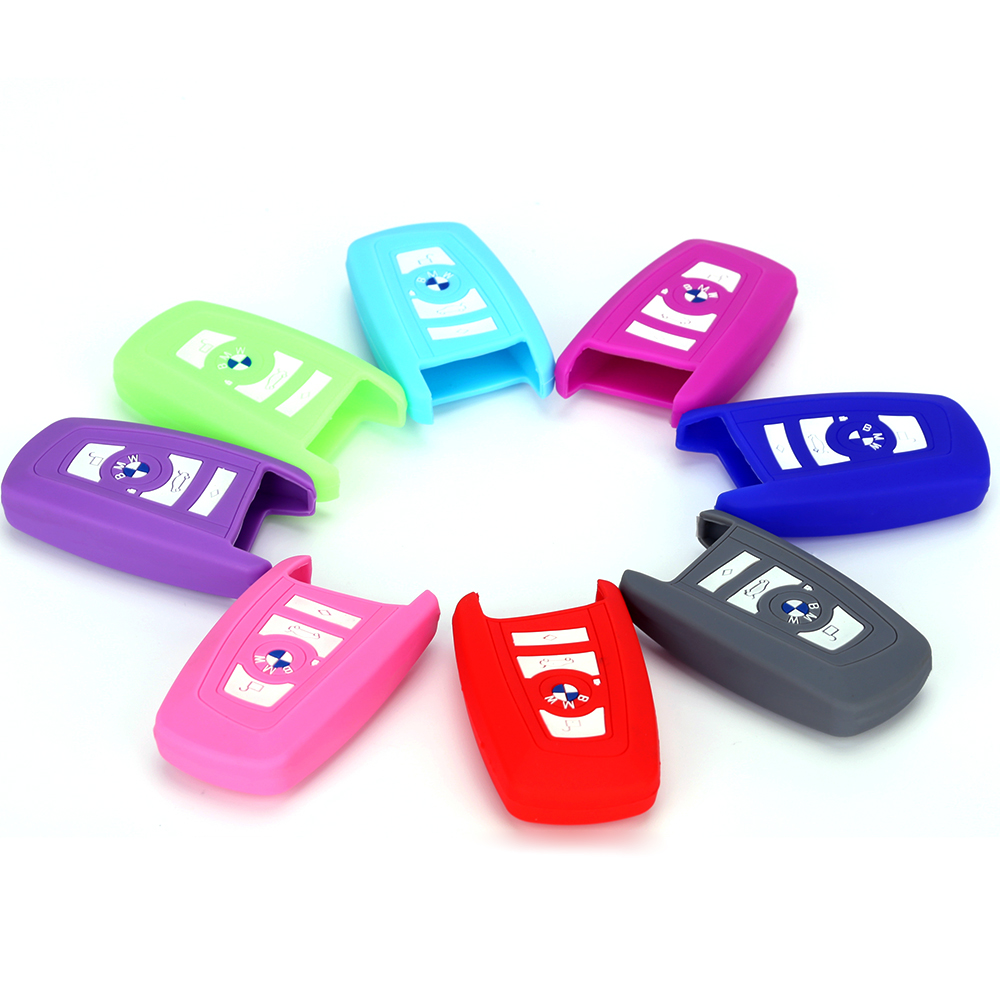 bmw key holder fob silicone case