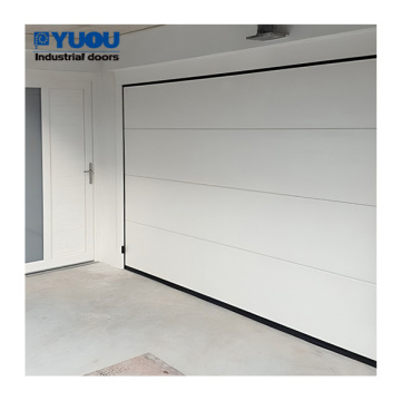 Modern Galvanized Steel Double Sliding Garage Door 16x8 Insulated Flap Sectional Overhead