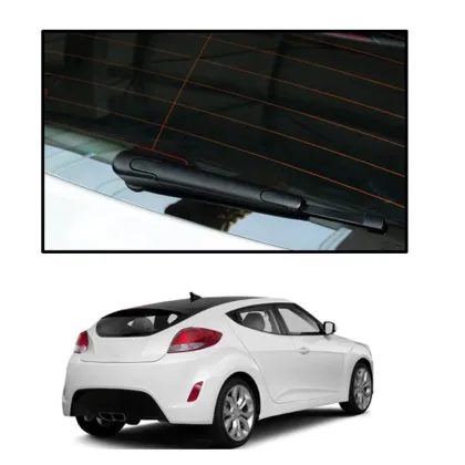 9" Windshield Rain Brush Rear Wiper Blade for Hyundai Veloster MK1 2011-2018