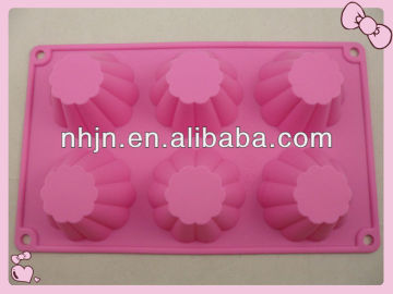 6PCS Silicone Cookies Tools Cake Decoration Bakeware