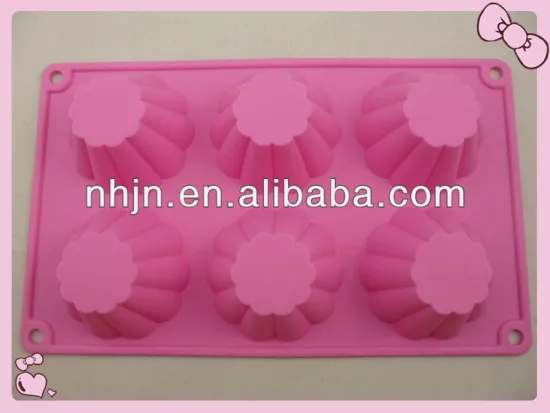 6PCS Silicone Cookies Tools Cake Decoration Bakeware