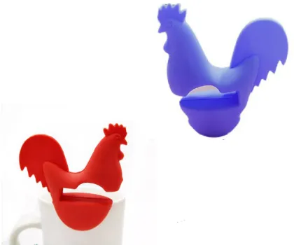 Cooking Tools Silicone Rooster Shape Pot Clips Holder