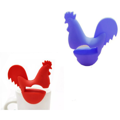 Strumenti di cottura Suborlo a forma di gallo in silicone Porta clip