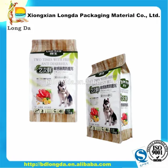 flat bottom pouches plastic zipper bags 1kg