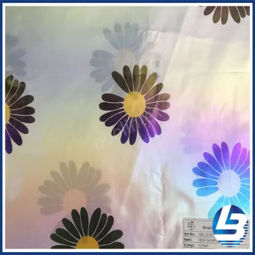 OBL20-951 Hot Sale Design Polyester Foil Print Fabric