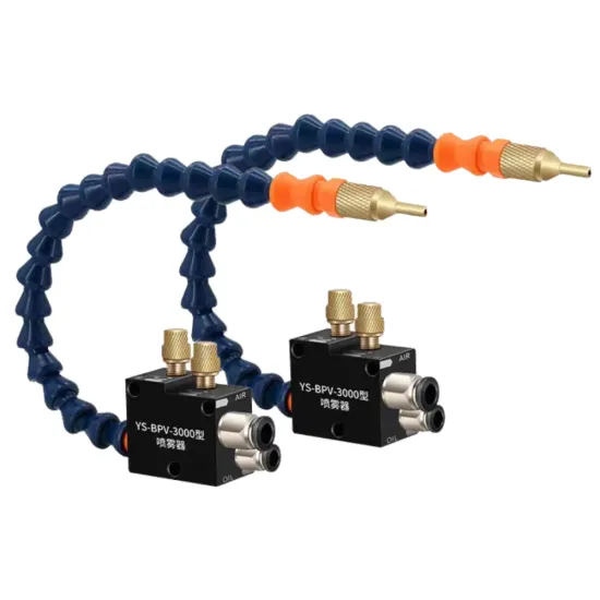 Blue Nylon Plastic Air Operated Sprayer for Milling Machine Tool Lubrication and Cooling