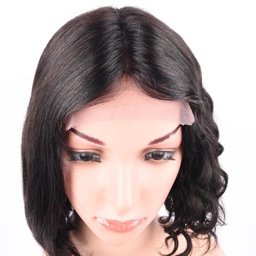 NEW FASHION 100% NATURAL HAIR NATURAL COLOR T PART LACE WIG