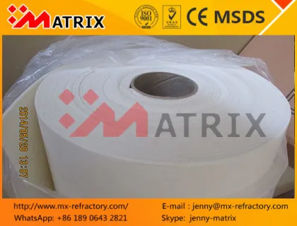 Ceramic Fiber Fireproof Paper For Pipe Insulation