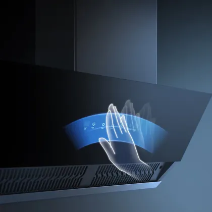 Smart Smoke Extractor Hood for Kitchen - 900mm Range Hood Chimney Exhaust