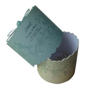 Round Keepsake Cardboard Gift Hat Boxes (TW-PGB0069)