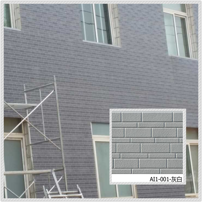 Brick exterior insulated decorative sandwich panels