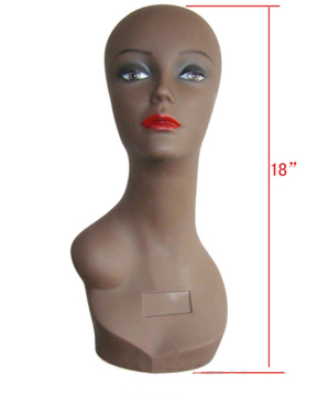 PVC Female Display Mannequin Heads (EF-S1-D)