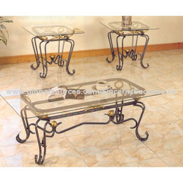 Metal Tea Table, 100% Handmade, Antique Design, Powder Plating