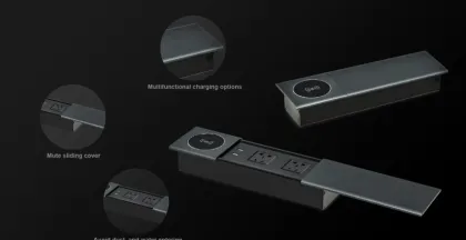 USB port wireless charging socket