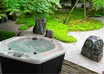 freestanding acrylic whirlpool outdoor swim spa made in china