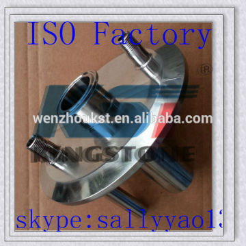 sanitary stainless steel end cap customs parts