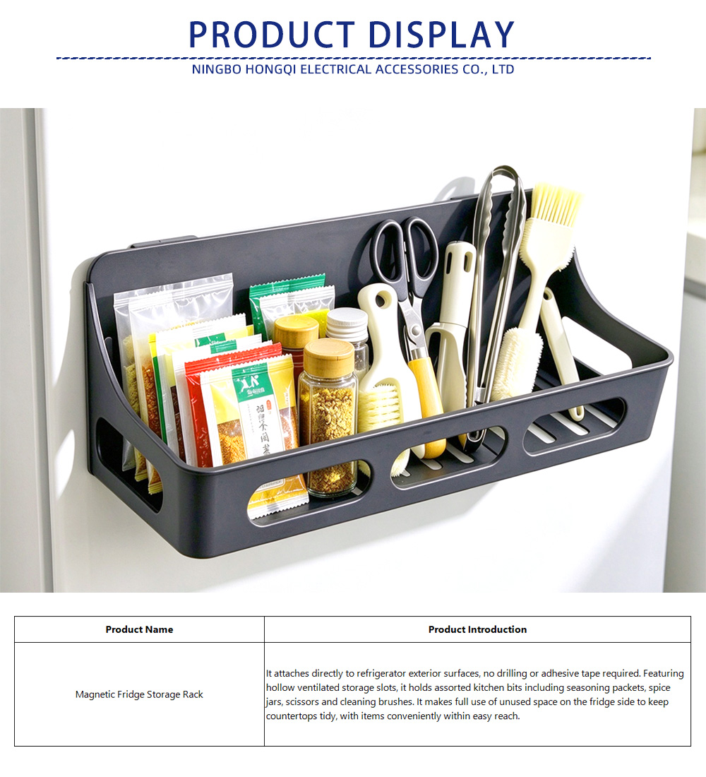 2-Magnetic Fridge Storage Rack-x