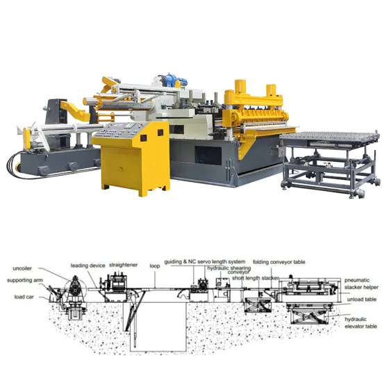 Automatic Steel Coil Slitting Machine and Cut-to-Length Line Slitter for Metal