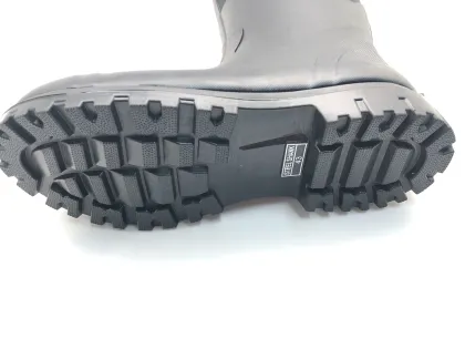 Rubber Boots with Steel Shank, Mens Hunting Boots, Warm 6mm Neoprene Waterproof Work Boots for Farming, Gardening, Fishing