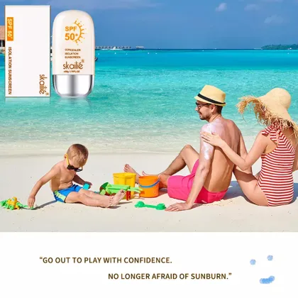 Pure Natural Ingredient Whitening Anti-Aging Mineral Sunscreen SPF 50