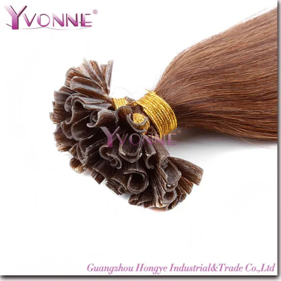 U Tip Nail Hair Brazilian Remy Human Hair Extension