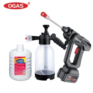 OGAS Car Detailing Wash Tool Kit: 2L Shampoo with High Pressure Water Gun