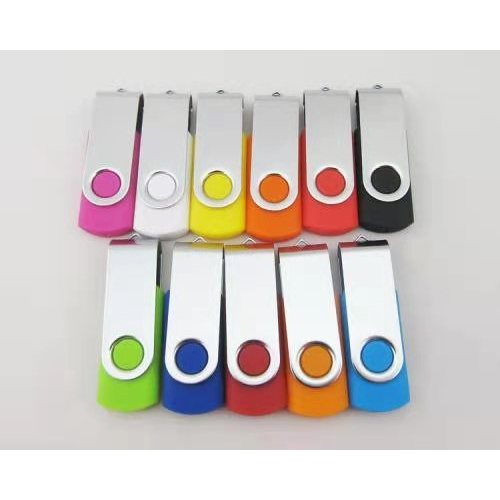 Wholesale colorful swivel custom logo USB pen drive