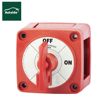 6004 300amp M-serie batterijschakelaar aan/uit vergrendeling, rood