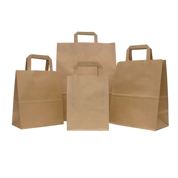 Flat Bottom Kraft Paper Bag