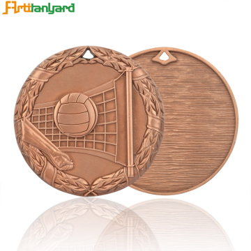 Customized Metal Medal with Customized Ribbon