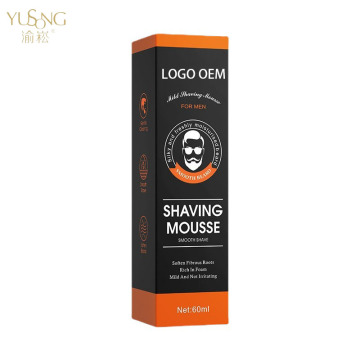 Crema de cuidado de la espuma y la barba de los caballeros