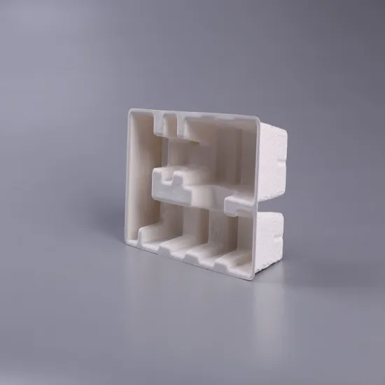 Disposable White Molded Paper Pulp Biodegradable Packaging