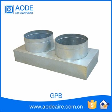 Galvanized air conditioning Plenum Box for HVAC ventilation system, GPB air intake fabric manufacturing                        
                                                Quality Choice