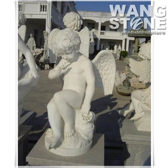 Life Size Marble Garden Angel Statue