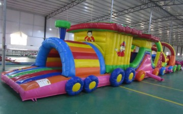 inflatable train, inflatable funland, inflatable toy