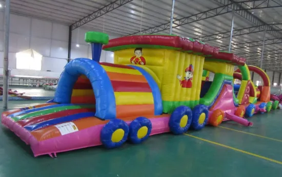 inflatable train, inflatable funland, inflatable toy