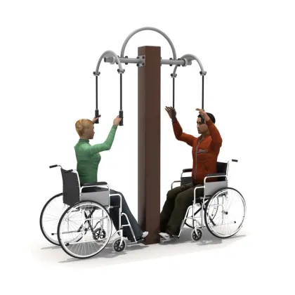 Wholesale Disabled Outdoor Fitness Gym Equipment for Amusement Parks and Public Spaces