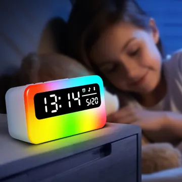 JSK-L30-Alarm clock bedside lamp