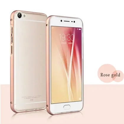 Wholesale cell phone case cover for oppo r9 plus,metal bumper clear tpu 2 in 1 shockproof phone cover for oppo
