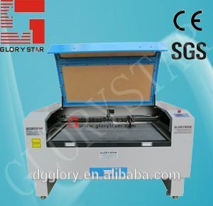 90*60cm 80W CO2 laser cutting and engraving machine for paper, fabric, plastic materials