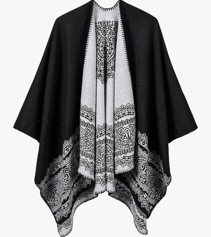 Oversized Front Open Shawl Cardigan
