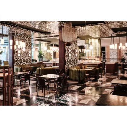 Restaurant booth seating chairs modern cafe furniture